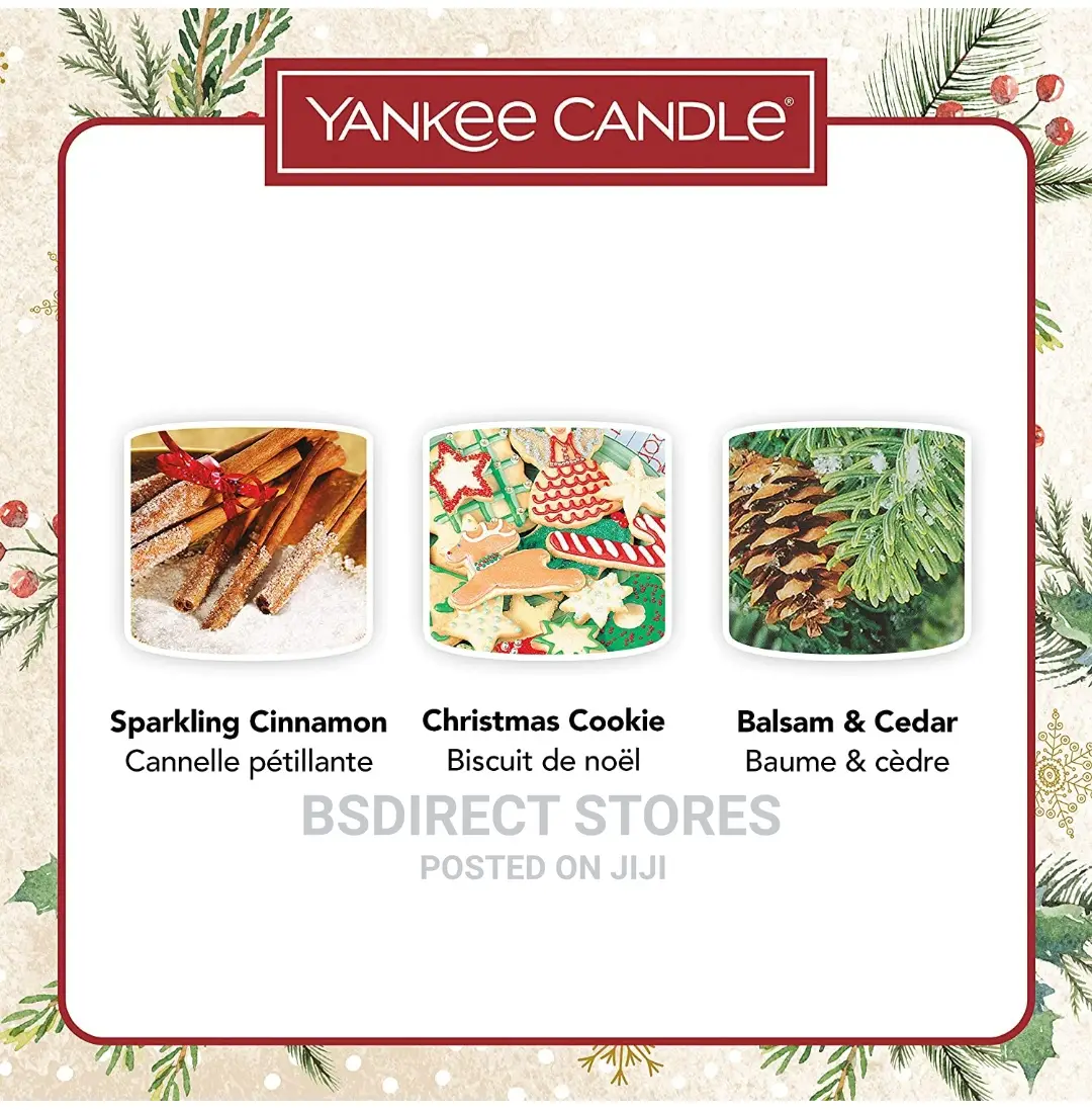 YANKEE CANDLE 3 Mini Magical Christmas Morning Gift Set