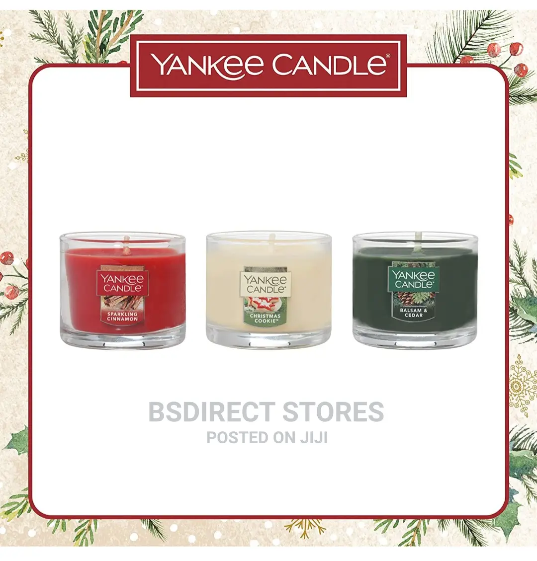 YANKEE CANDLE 3 Mini Magical Christmas Morning Gift Set