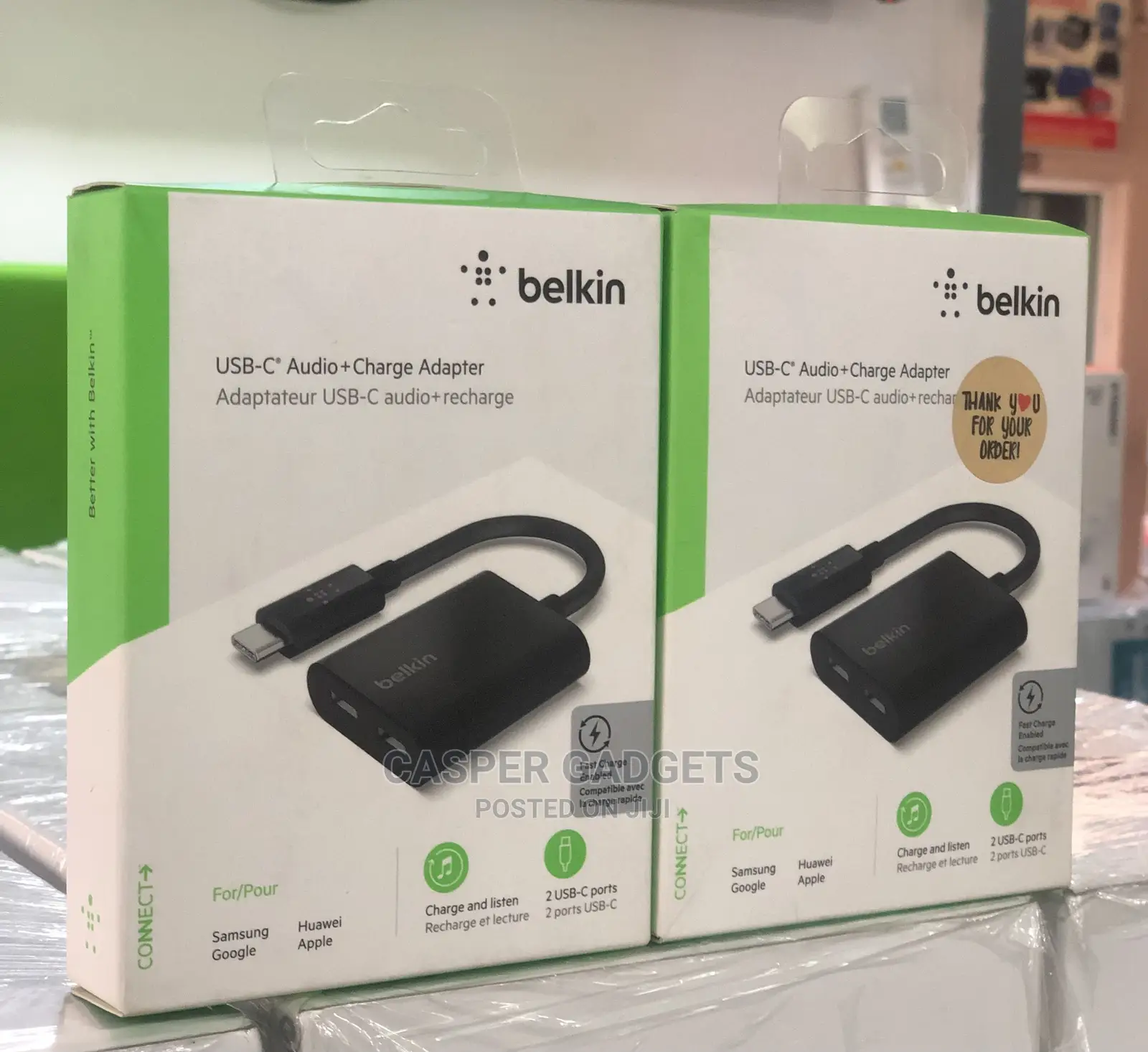 Belkin USB-C Audio+Charge Adapter