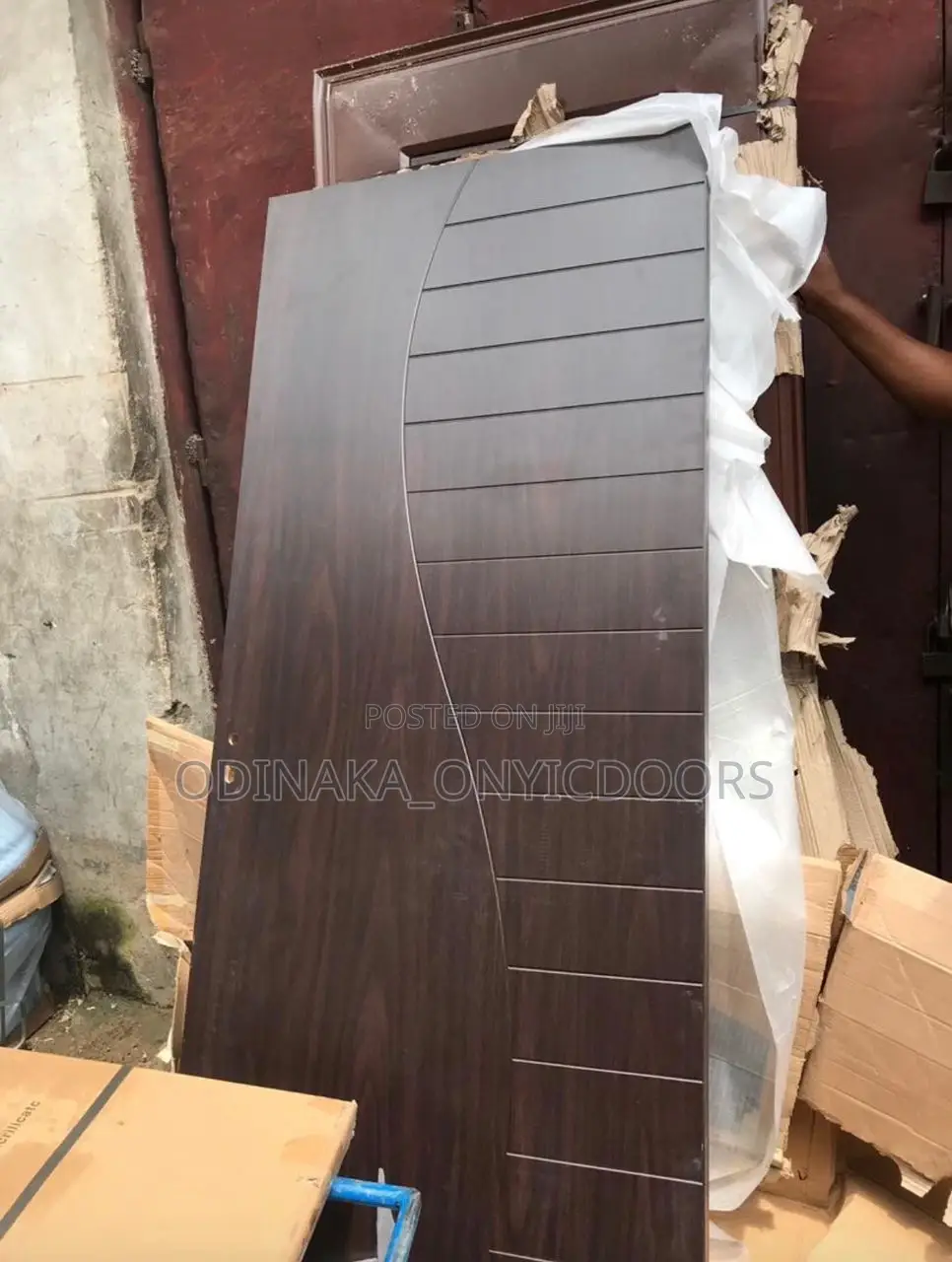 MDF Wooden Door (Complete With Frame and Key)