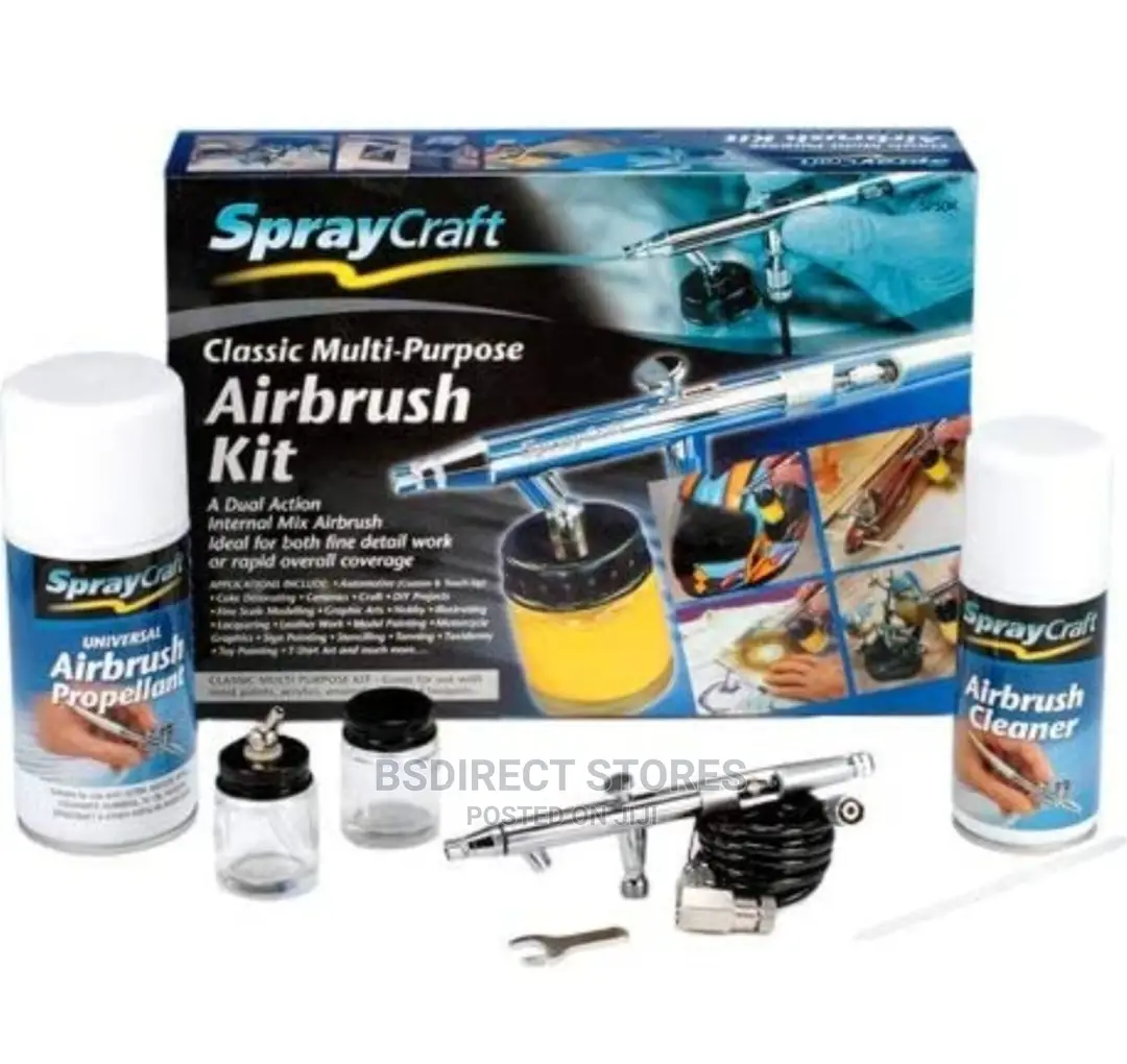 Spraycraft Classic Multi-Purpose Internal Mix Airbrush Kit