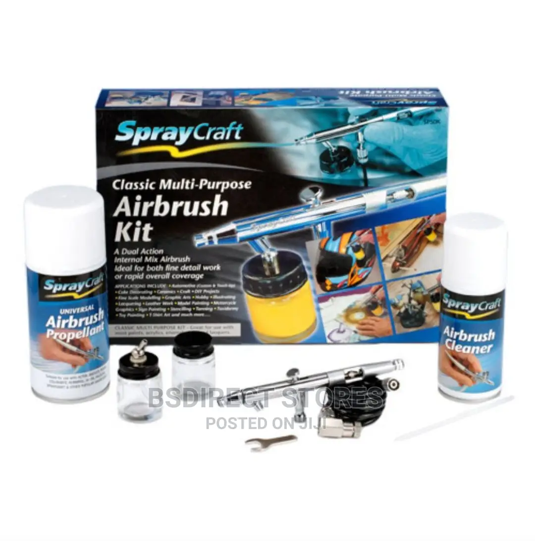 Spraycraft Classic Multi-Purpose Internal Mix Airbrush Kit