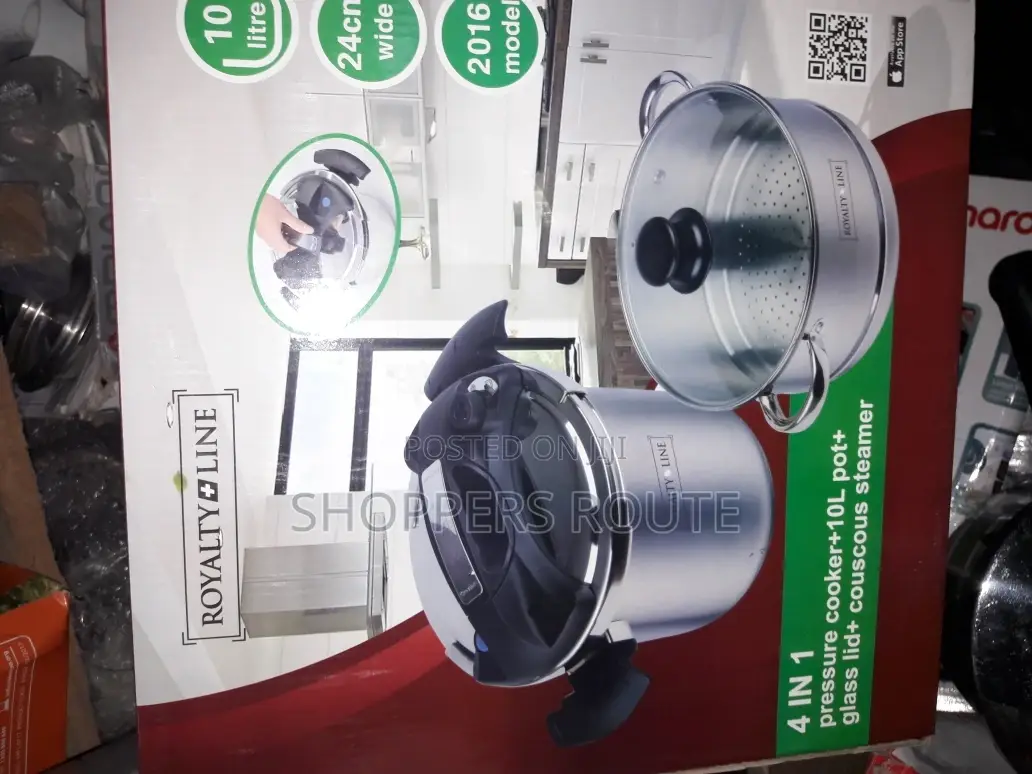 Steampunk 9L Heavy Duty Stainless Steel 4-in-1 Pressure Pot