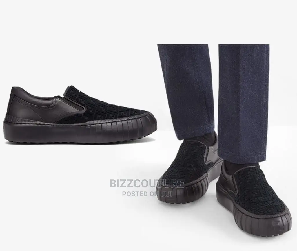 Original FENDI Slip on Sneakers Available in Store