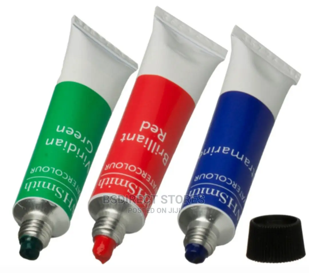 Whsmith Watercolour Paint Tubes (Pack of 24 10ml Tubes)