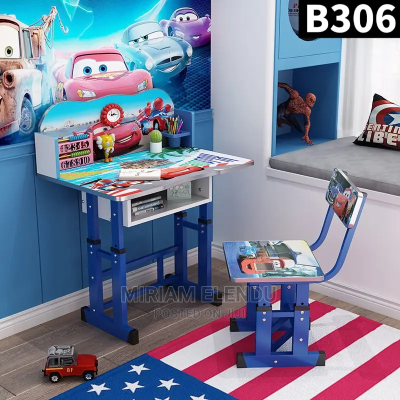 Kids Adjustable Studying Dinning Table and Chair Set