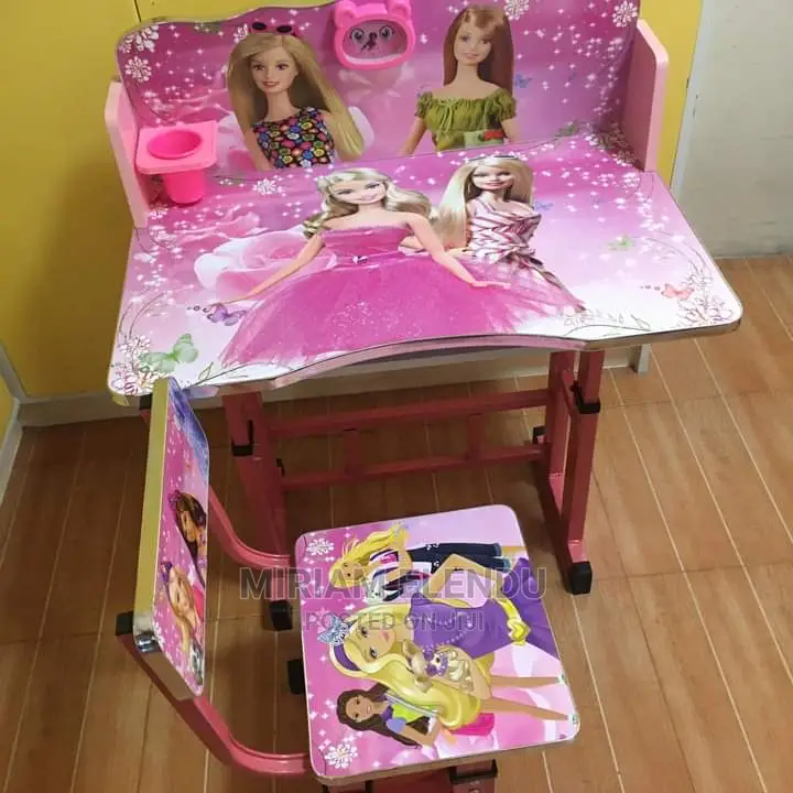 Kids Adjustable Studying Dinning Table and Chair Set