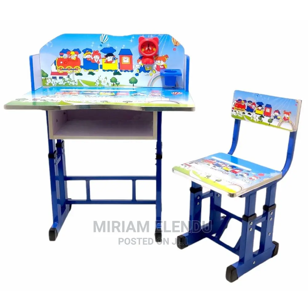 Kids Adjustable Studying Dinning Table and Chair Set