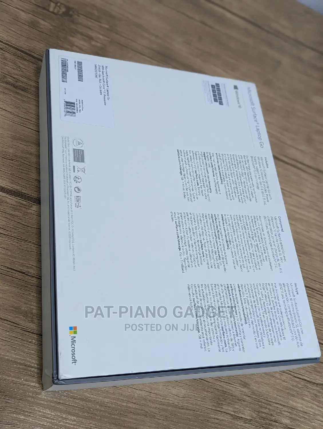 New Laptop Microsoft Surface Laptop Go 8GB Intel Core i5 SSD 256GB