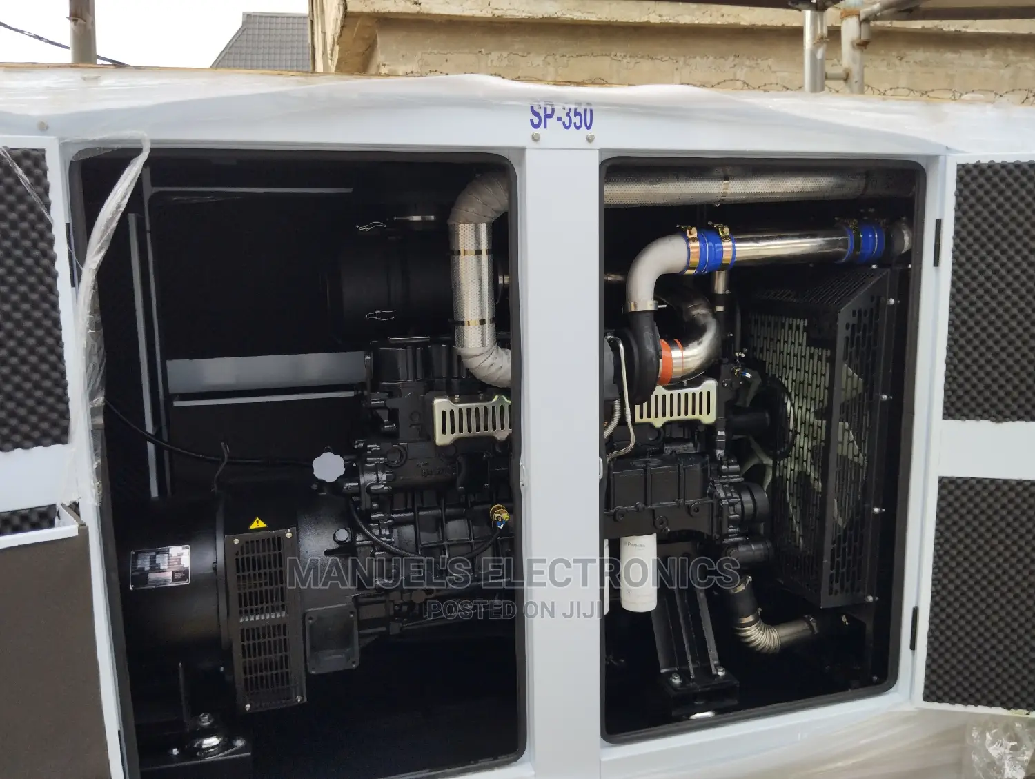 (350kva)Brand New Perkins Diesel Soundproof Generator 100%