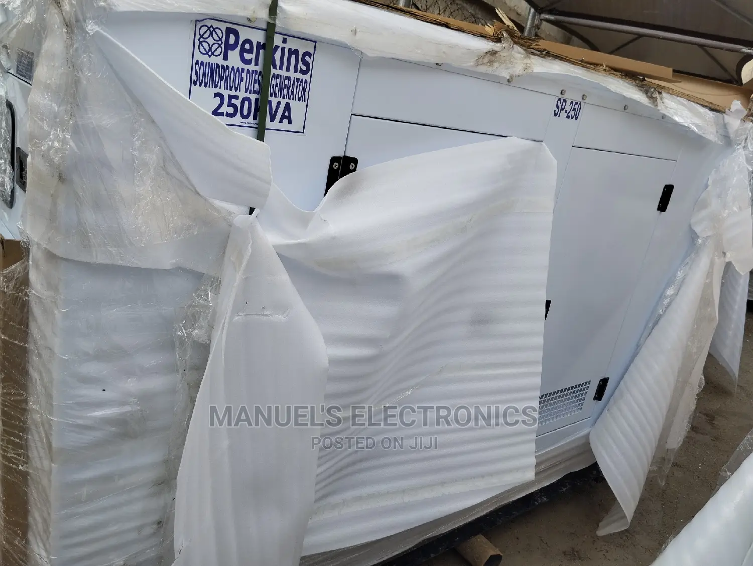 (250kva) Brand New Perkins Diesel Soundproof Generator 100%