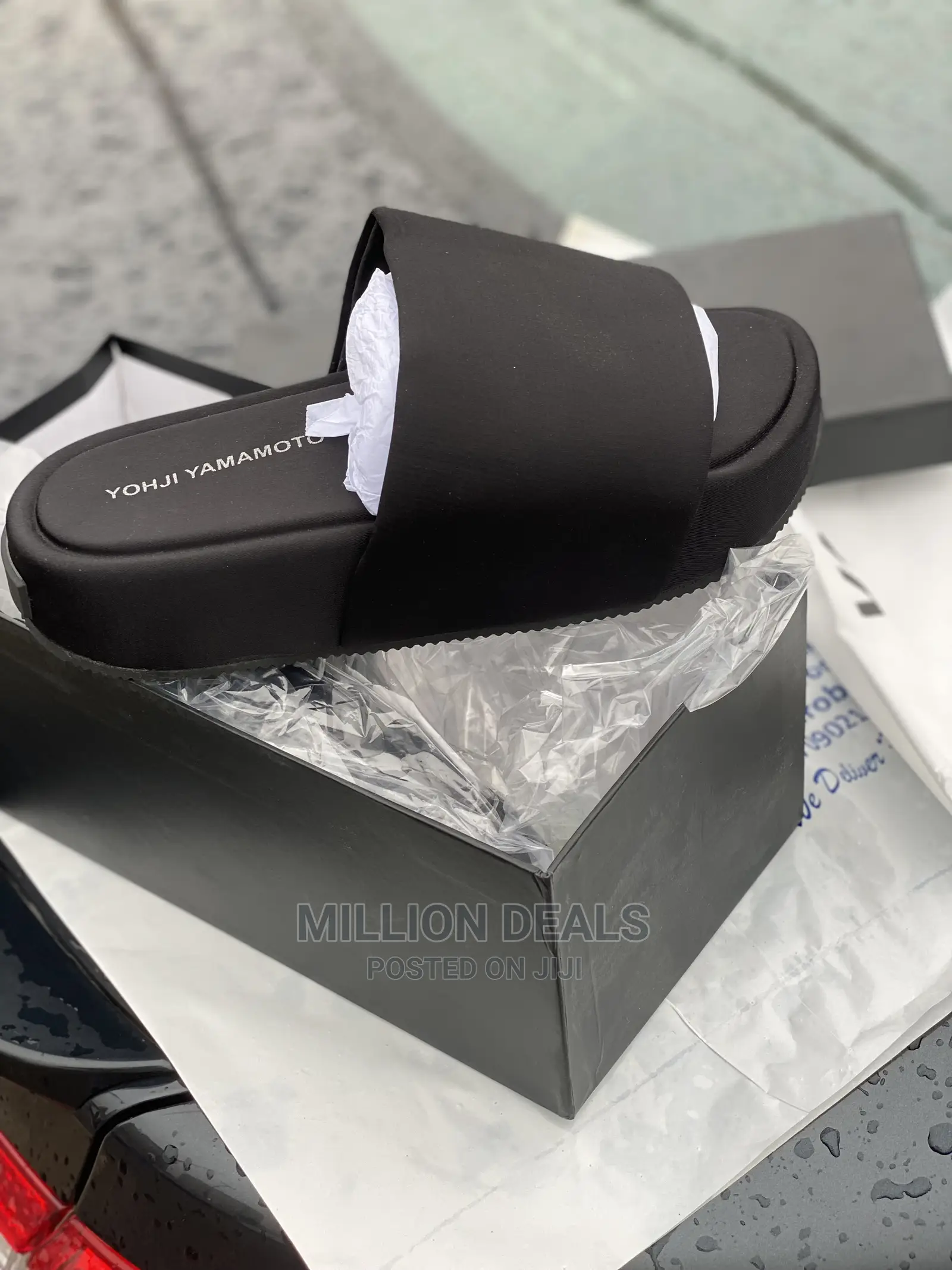 Unique Stylish Men’S Slippers Black