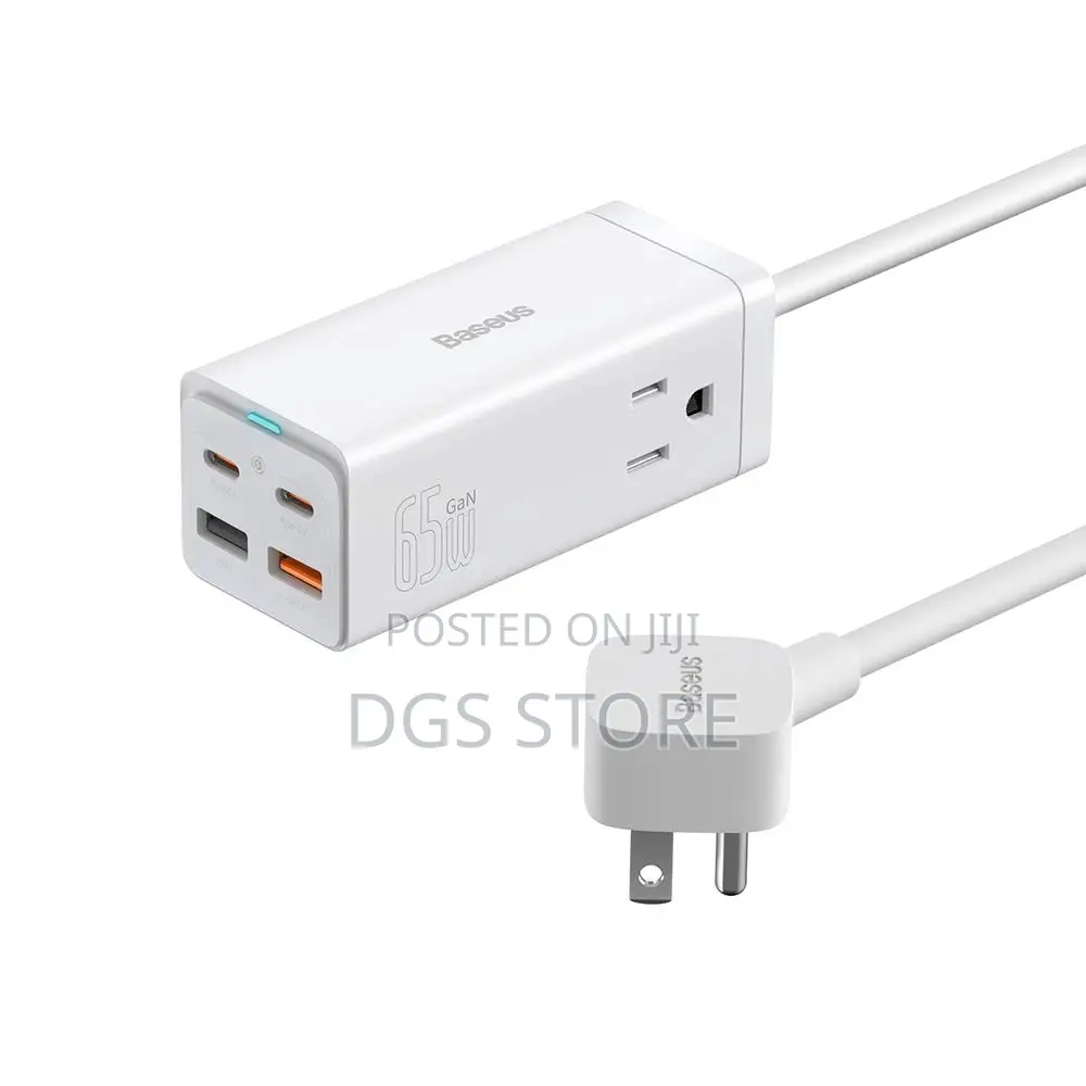 Baseus Power Combo Power Strip 65w 2ac+2u+2c Charger