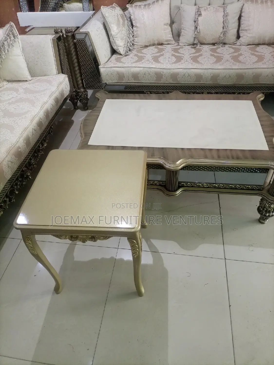 Quality 8 Seater Living Room Fabric Made Sofa Chair.