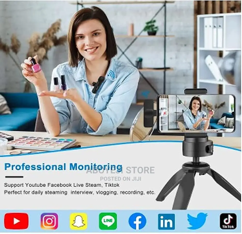 Dual Wireless Microphone for Multimedia Purposes