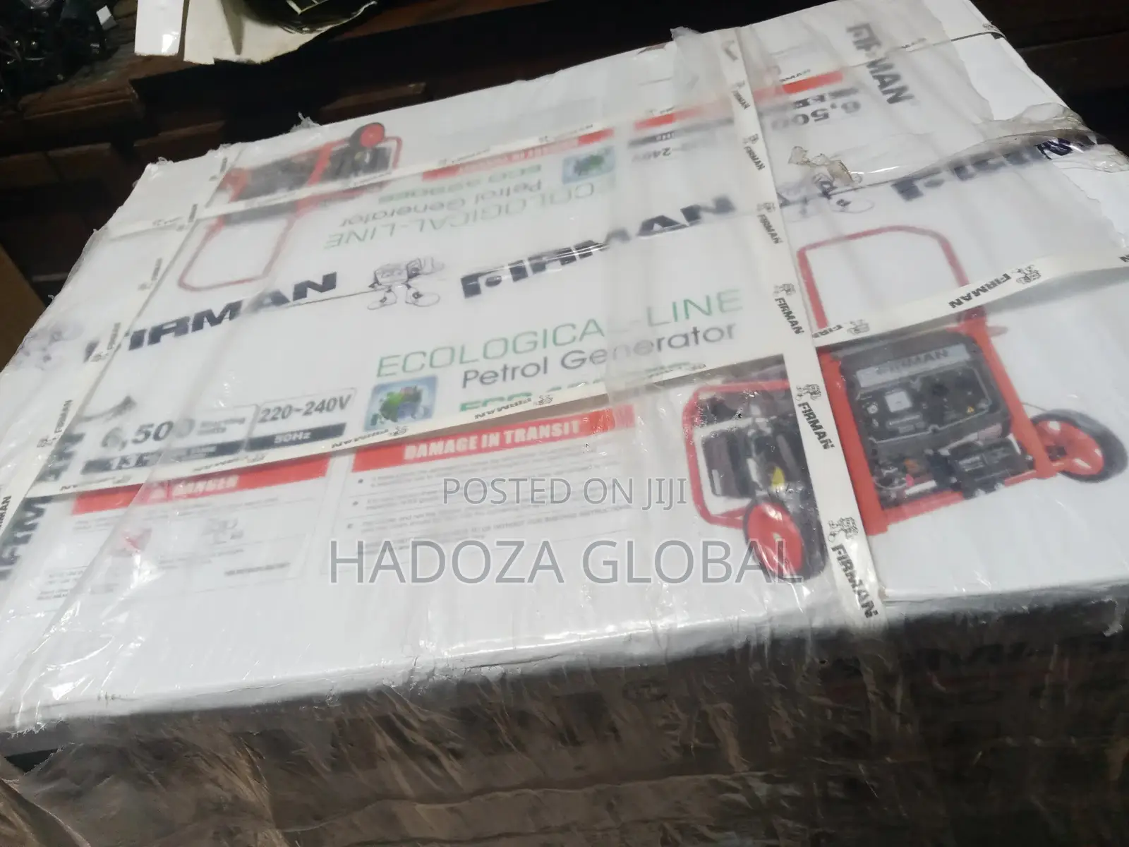 Firman Eco4990es-6.5kva Generator+Key Starter+100% Copper