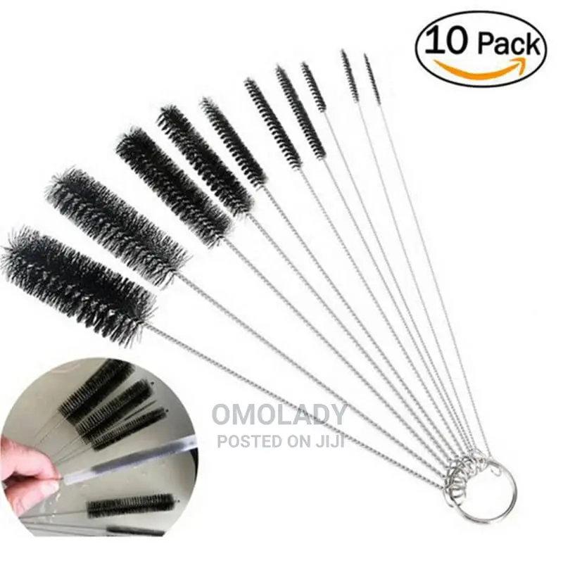 1/10x Bottle Tube Brush Cleaner Water Bottle Cleaning Brush