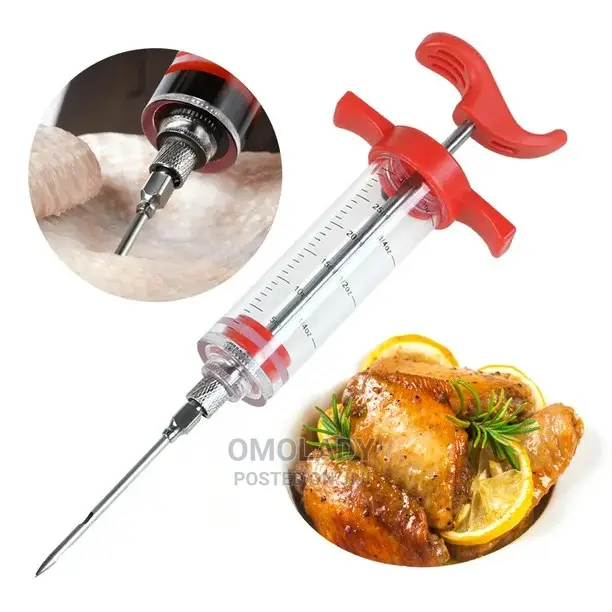 Meat Injector Marinade Syringe BBQ Seasoning Injector