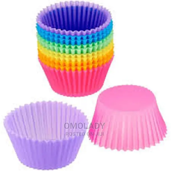 Silicone Baking Cups Muffin Liners Reusable Cups-6pc