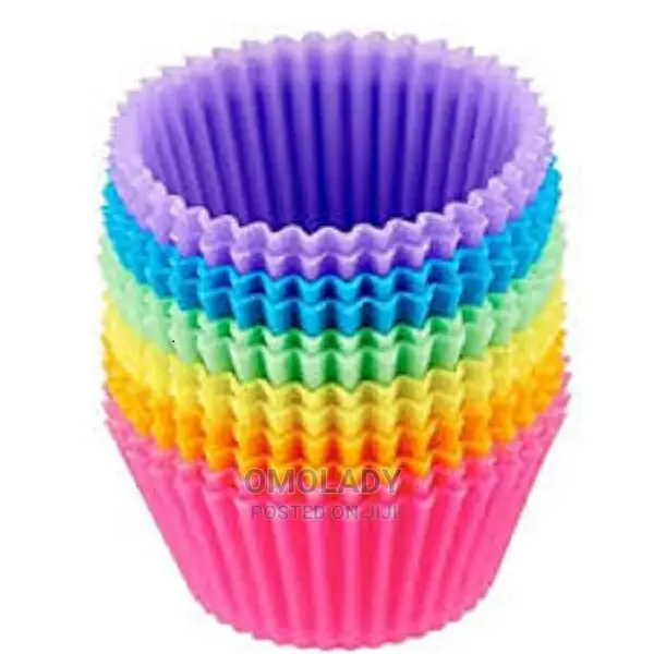 Silicone Baking Cups Muffin Liners Reusable Cups-6pc