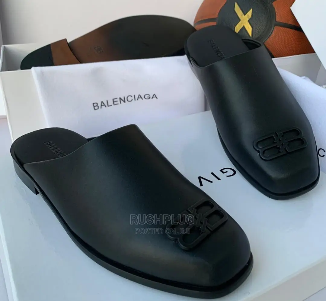 Balenciaga Lúxury Leather Half-Shoe