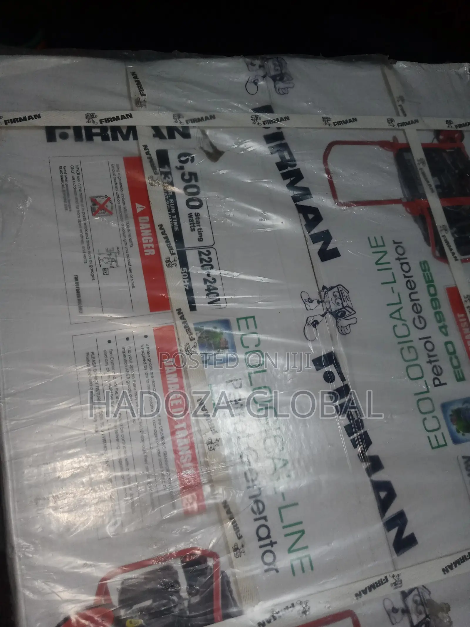 Firman Eco4990es - 6.5kva Generator + Key Starter