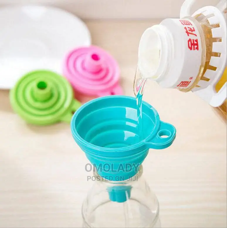 Kitchen Funnel Folding Silicone Funnel