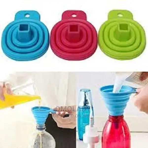 Kitchen Funnel Folding Silicone Funnel