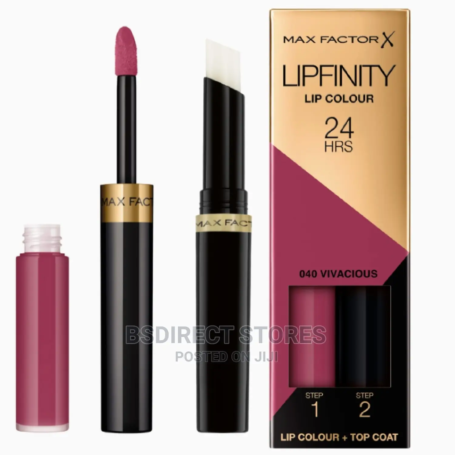Max Factor Lipfinity 40 VIVACIOUS 24 Hours Two Step Lipstick