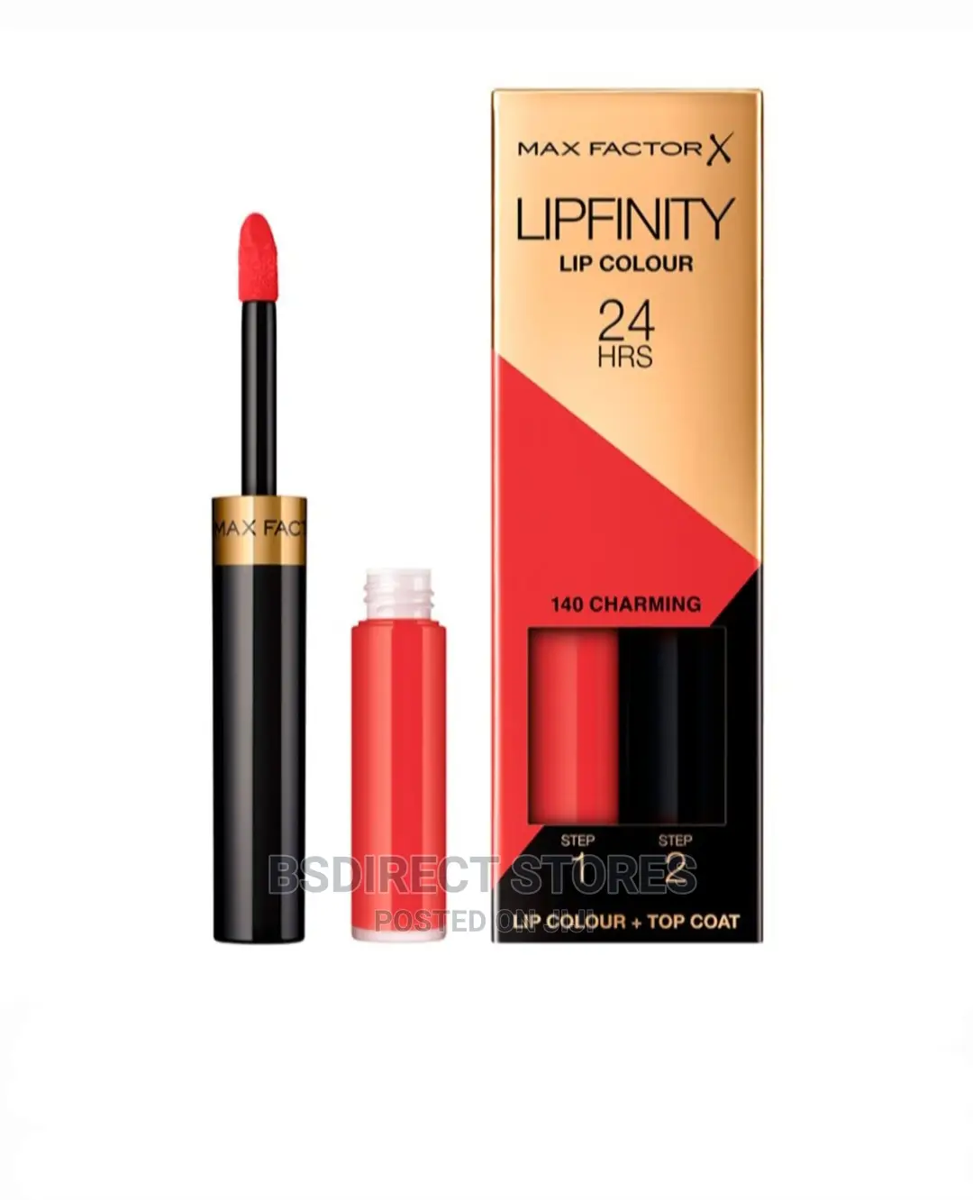 Max Factor 140 CHARMING Liquid Lipstick 2 Step 24H Lipfinity
