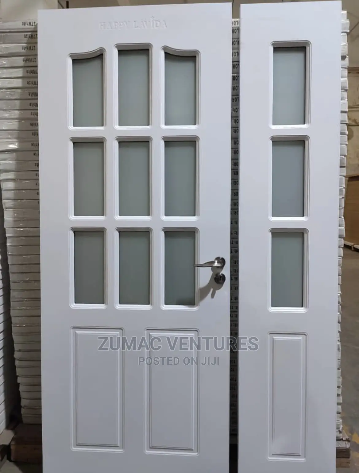 4ft Wooden Interior Glass Door