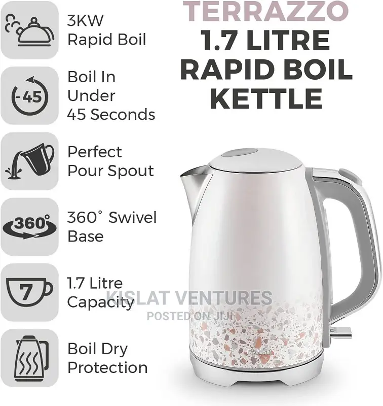 Tower Terrazzo 1.7l Electric Kettle