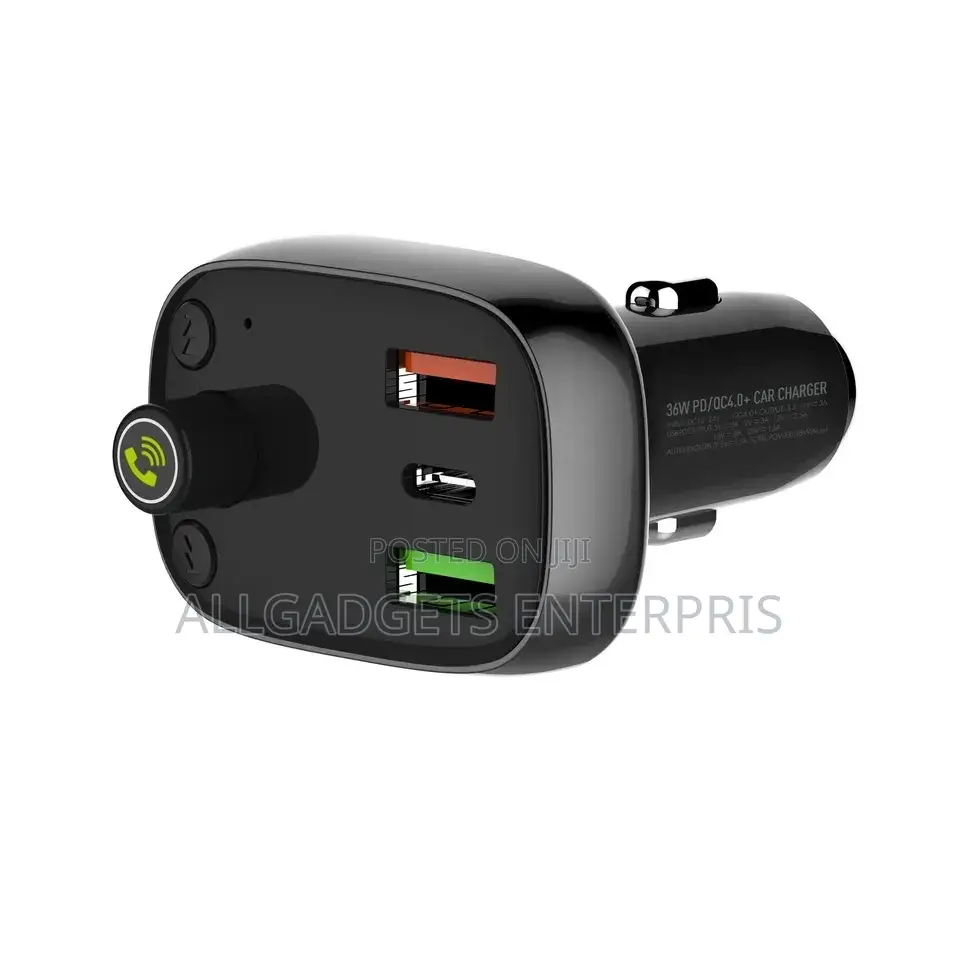 Ldnio C704Q Fm Transmitter Car Charger 3 USB Pd Qc+ Portable