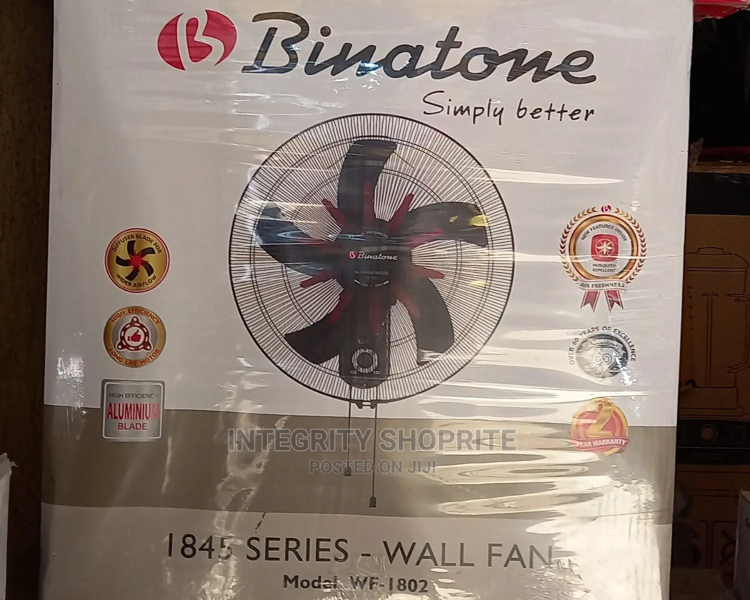 Binatone Wall Fan Wf-1802