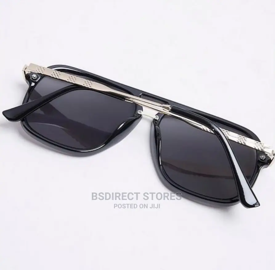 River Island Black Tinted Lenses Aviator Men's Sunglasses