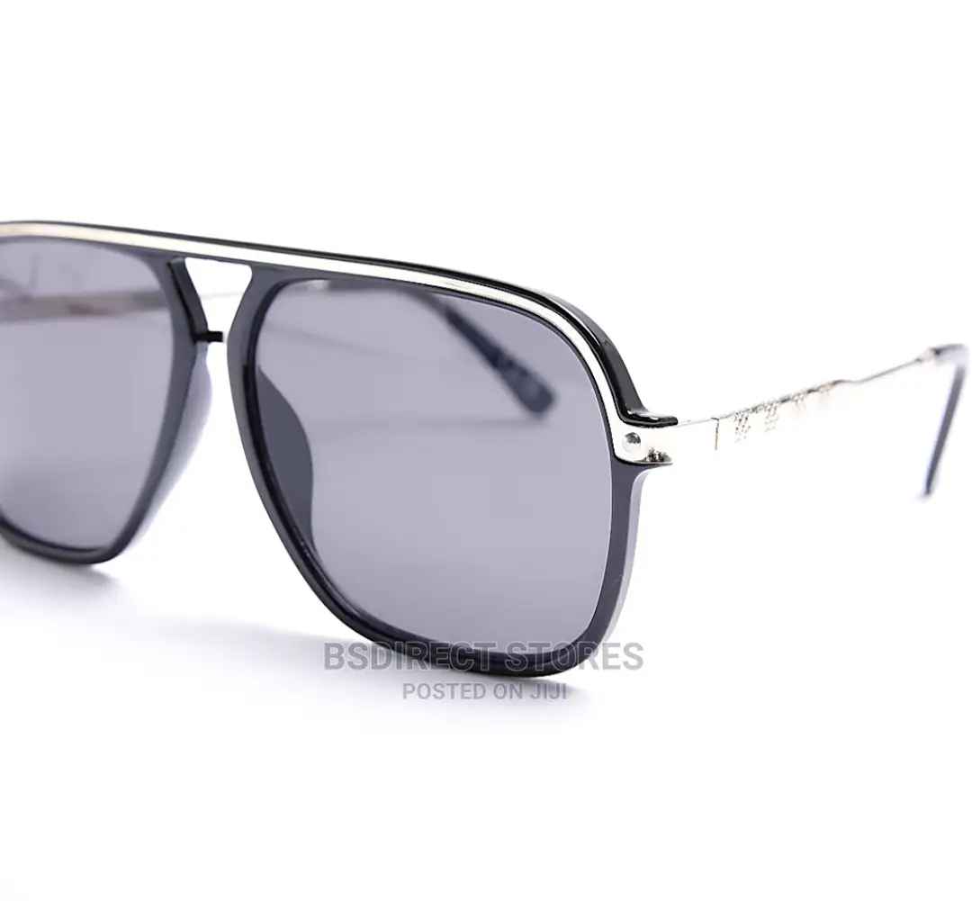 River Island Black Tinted Lenses Aviator Men's Sunglasses
