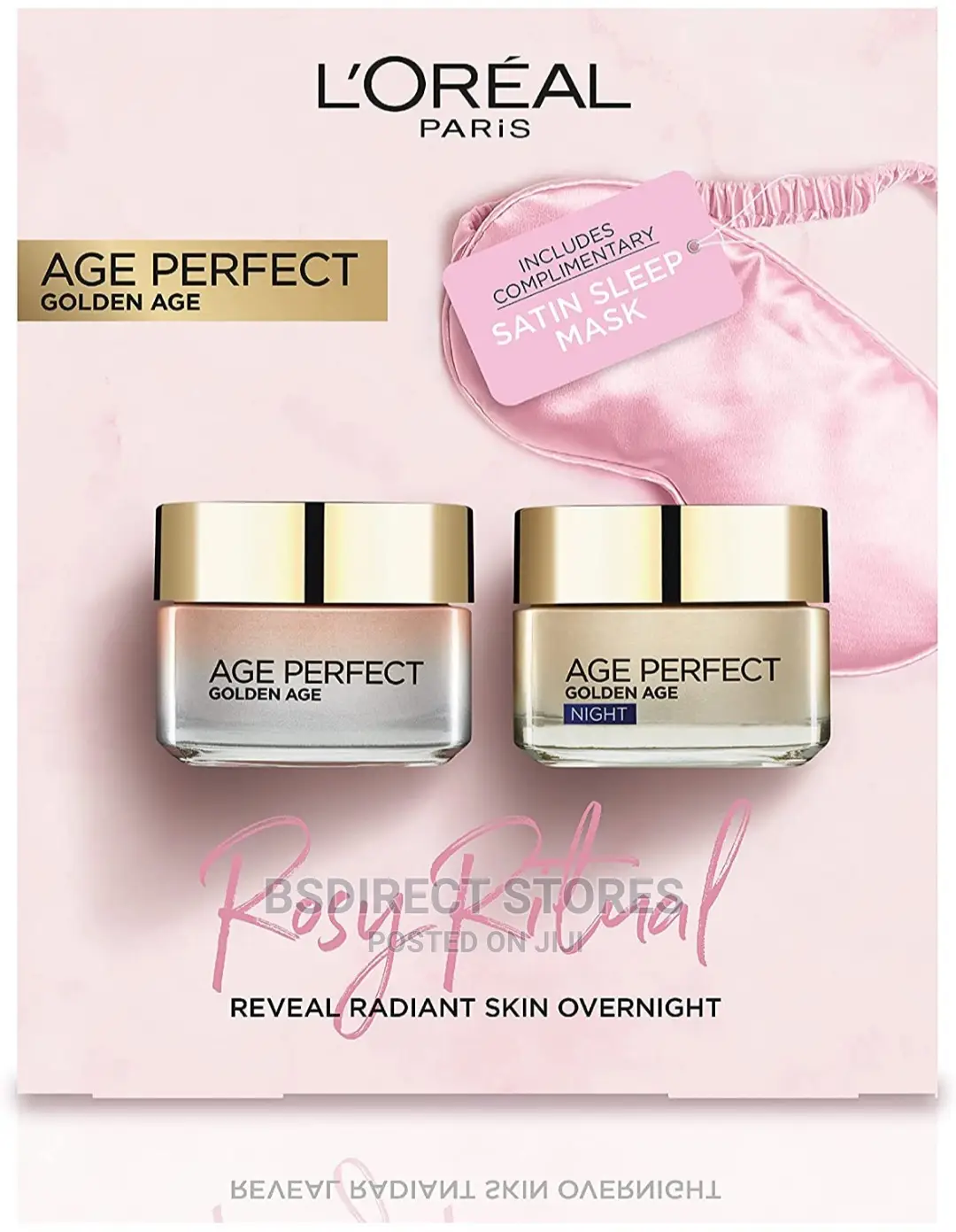 Loreal Age Perfect Rosy Reveal Skin Day Cream + Night Cream