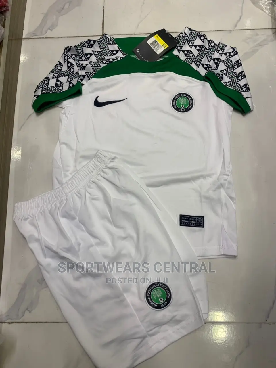 Original Nigeria Away White Children JERSEY