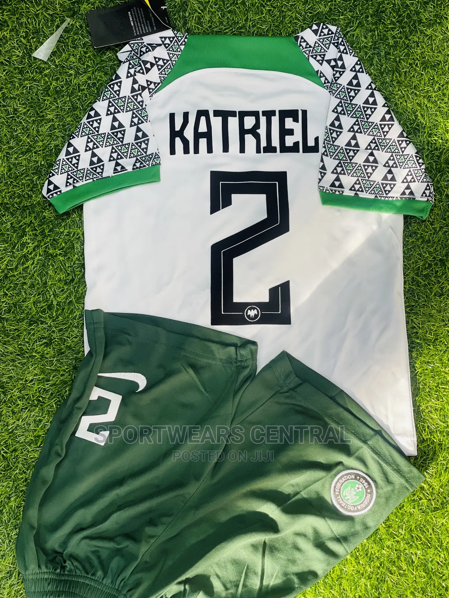 Original Nigeria Away White Children JERSEY