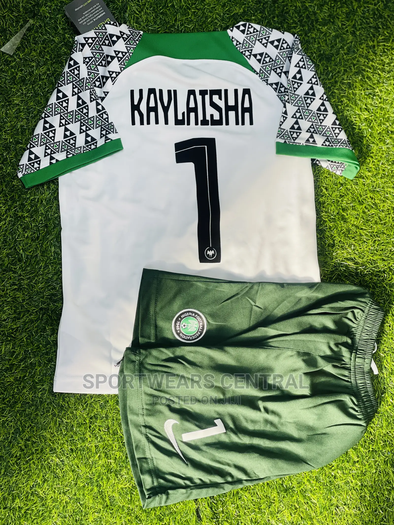 Original Nigeria Away White Children JERSEY