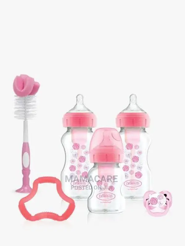 Dr Brown's Pinlk Bottle Gift Set