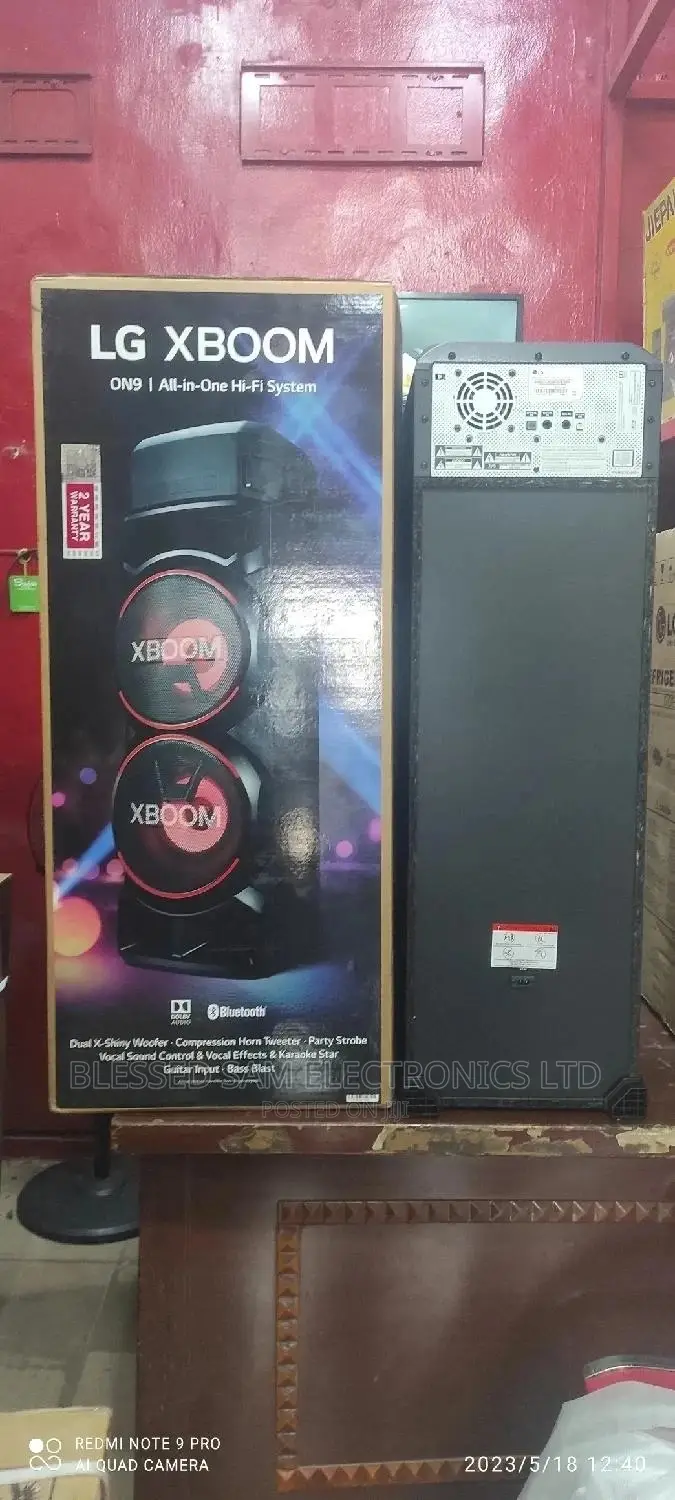 2023 New LG X BOOM ON9 ( 1800W )Heavy Bass With Bluetooth