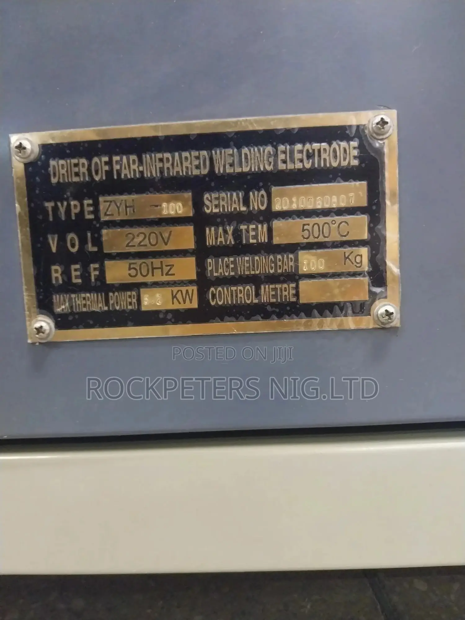 ZYH-100 Electrode Drying Oven(100KG)