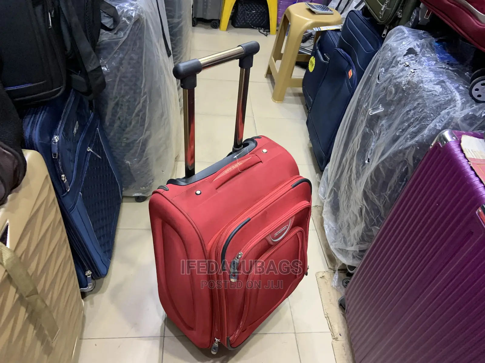 Quality Imported Red Travelman Small Size Hand Luggage