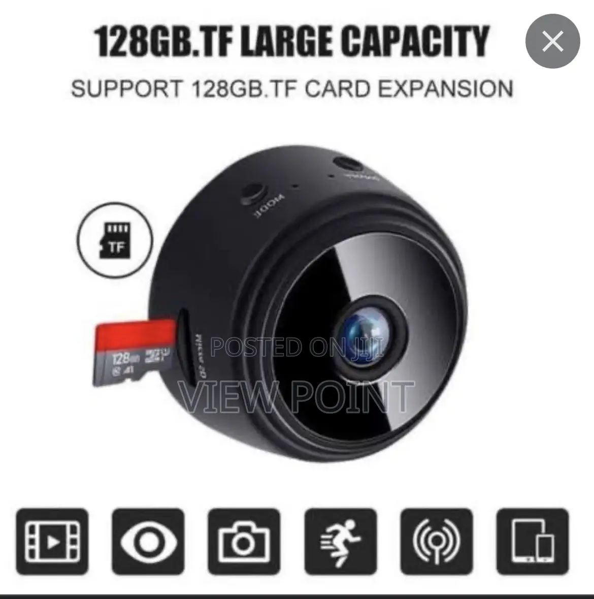 HD 1080p Wi-Fi Mini Security Camera