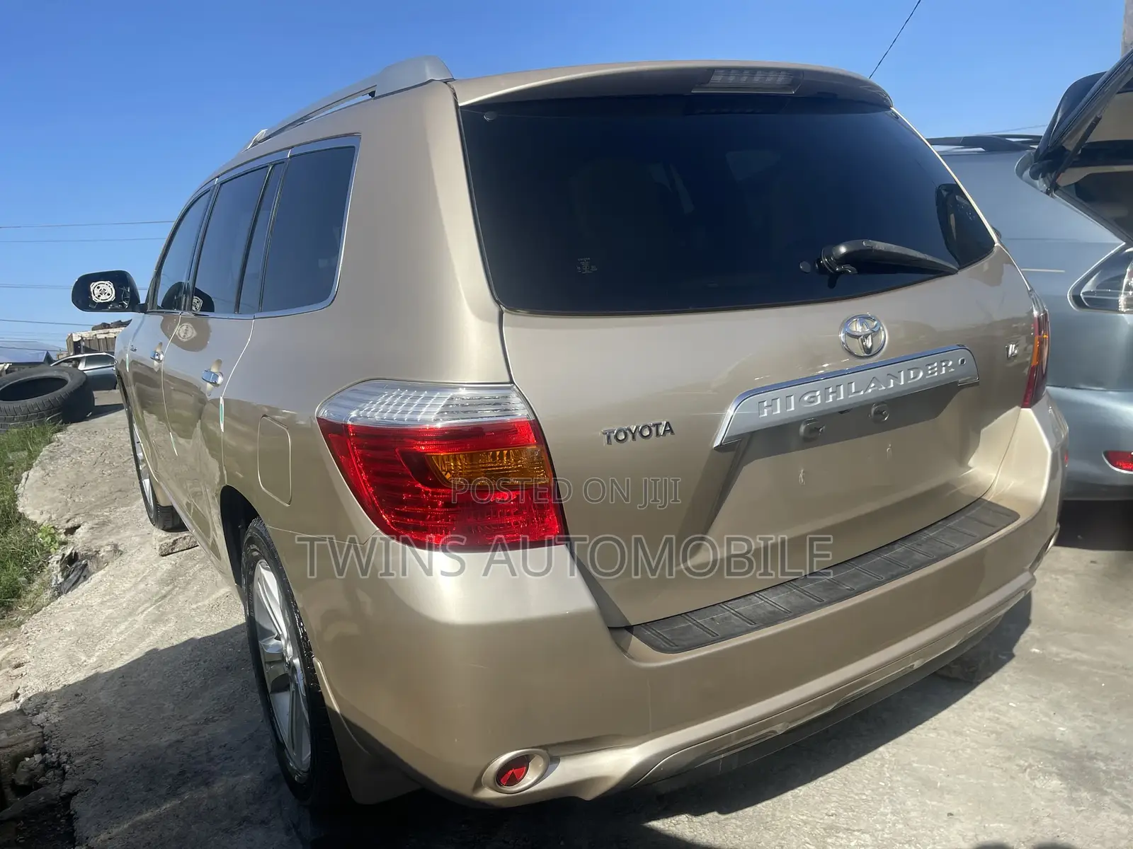 Toyota Highlander Limited 2009 Gold