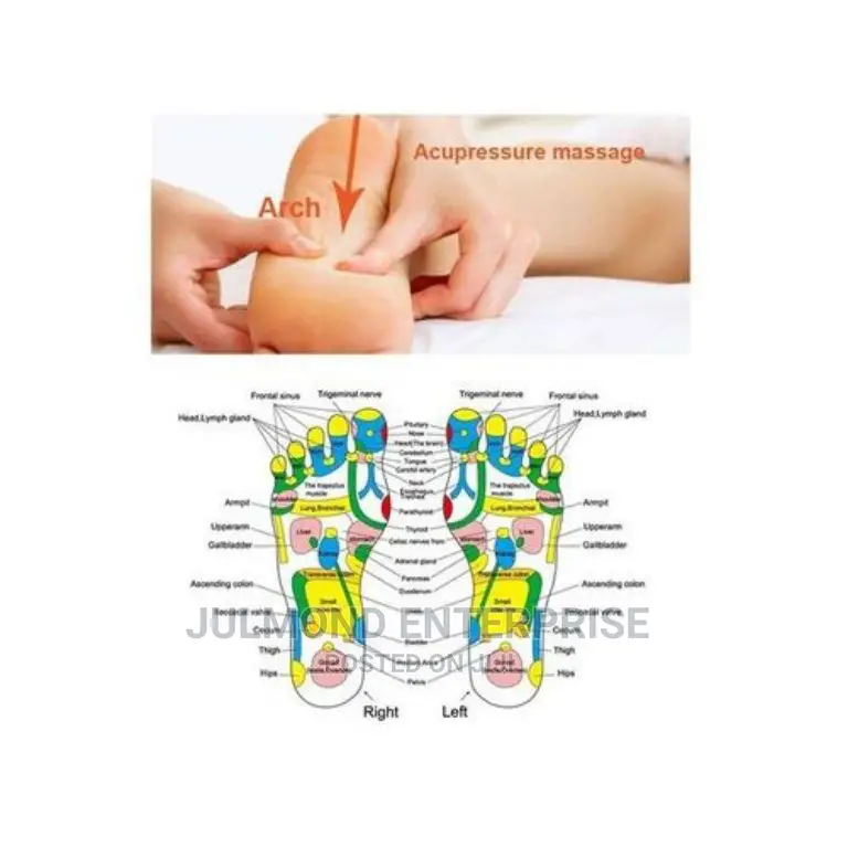 Electric EMS Foot Massager Acupuncture Stimulator Pulse