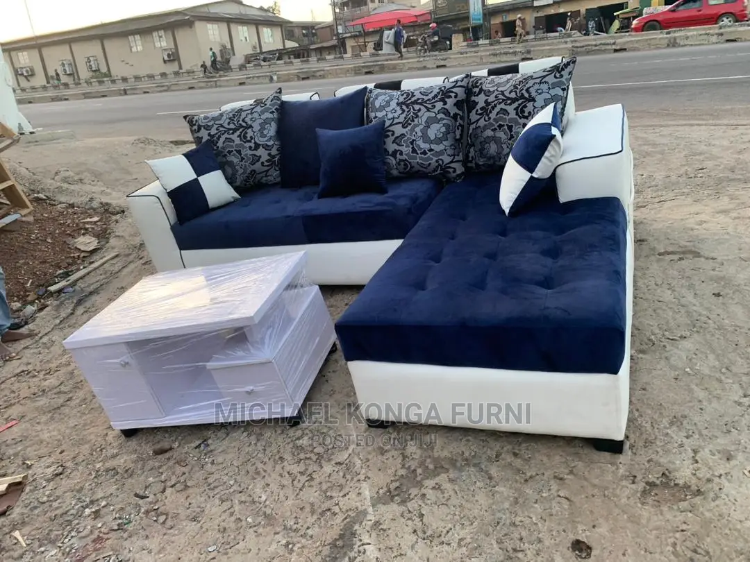 Beautiful L Shape Sofa With Center Table