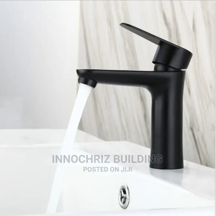 Black Basin Mixer Tap (B0831T)