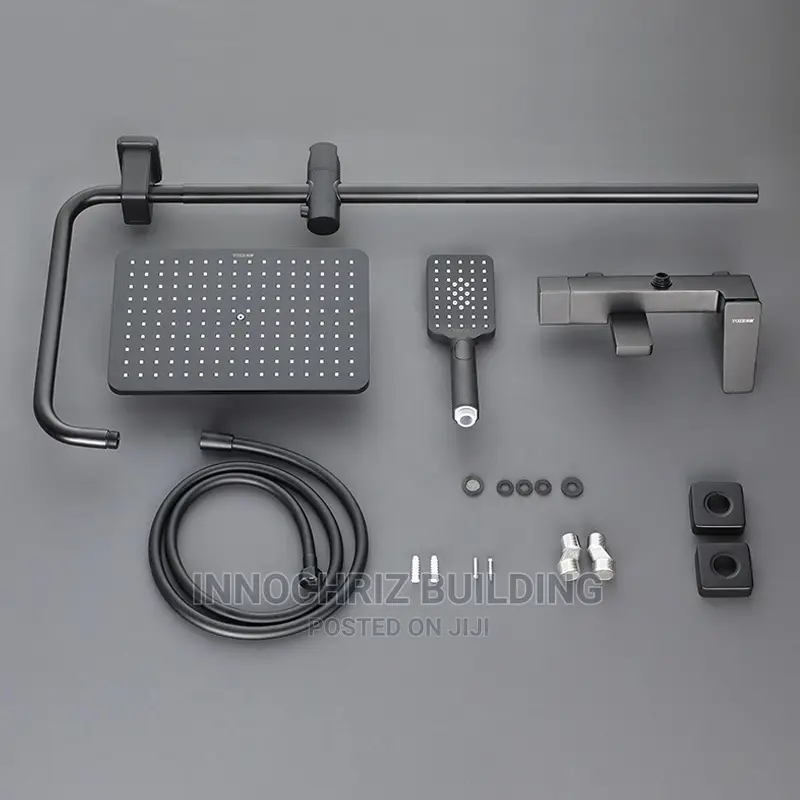Black Standing Shower Set (143S0S)